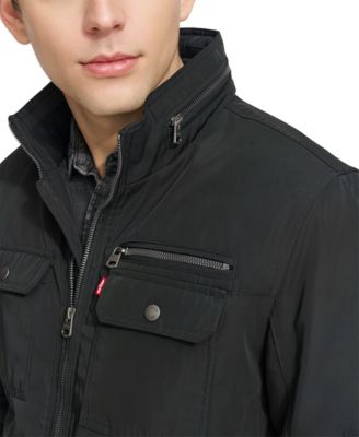 Men's Twill Stand-Collar Jacket