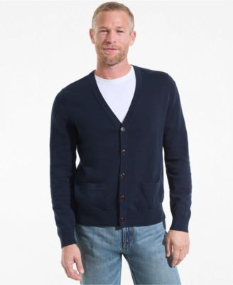 Men's Fine Gauge Cotton Cardigan