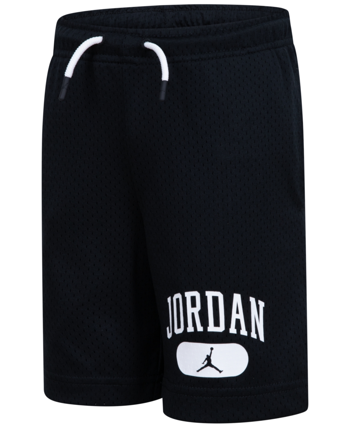 Jordan Big Boys Mesh Logo Shorts In Black