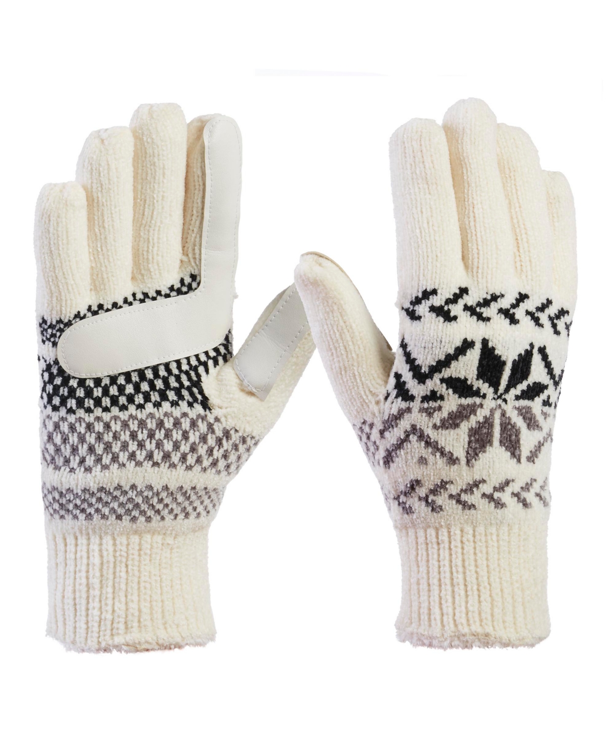 Women's Chenille Snowflake Touchscreen Gloves - Ewe