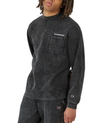 Men's Washed Pocket Crewneck Sweatshirt