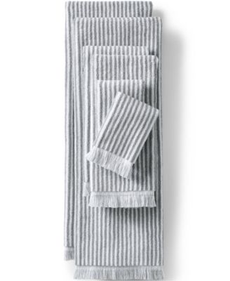 Cotton Yarn-dyed Stripe 6-Piece Bath Towel Set