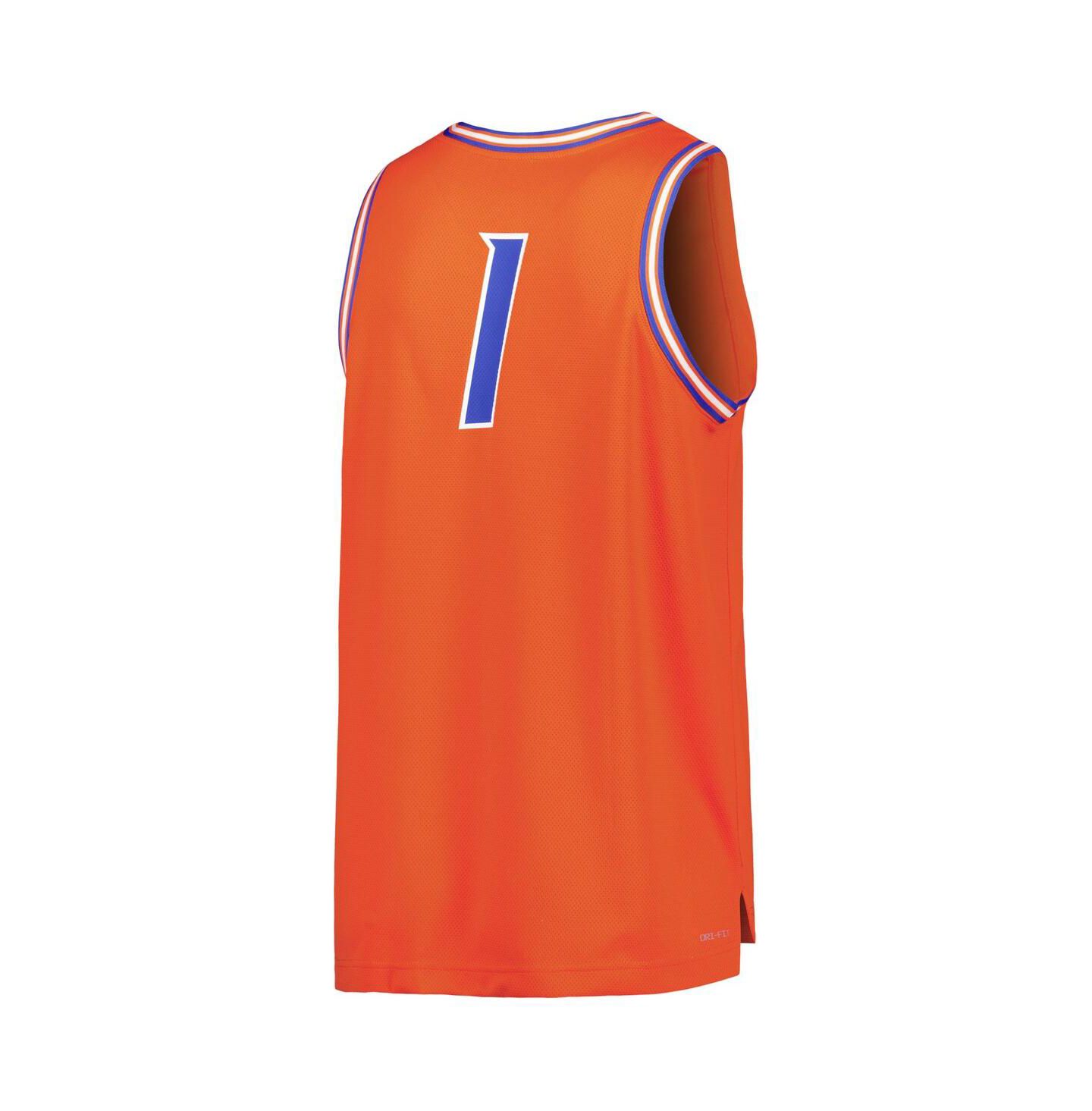 Мужской топ Nike 1 Boise State Broncos Replica Basketball Jersey, цвет: Оранжевый — фото 2