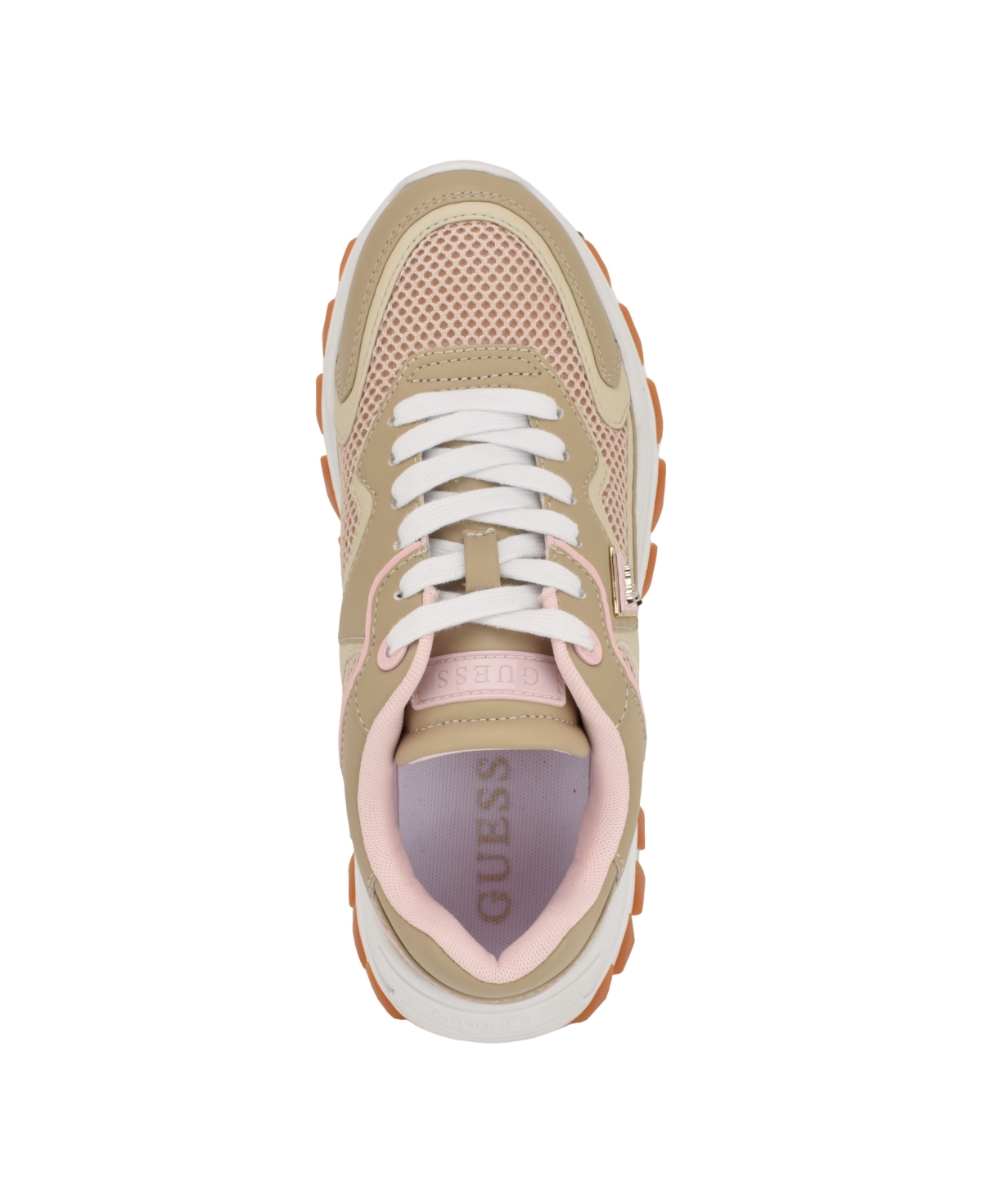 Guess Women's Nowah Triangle Lace-Up Chunky Fashion Sneakers