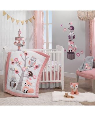 Friendship Tree Plush Pink Woodland Fox Stuffed Animal Toy - Autumn