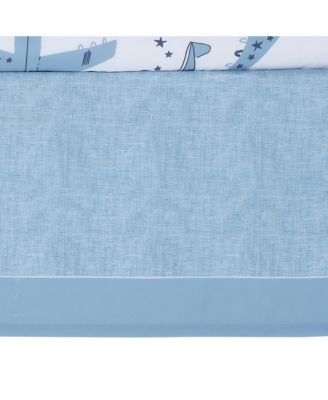 Little Aviator 3-Piece Airplane Nursery Baby Crib Bedding Set