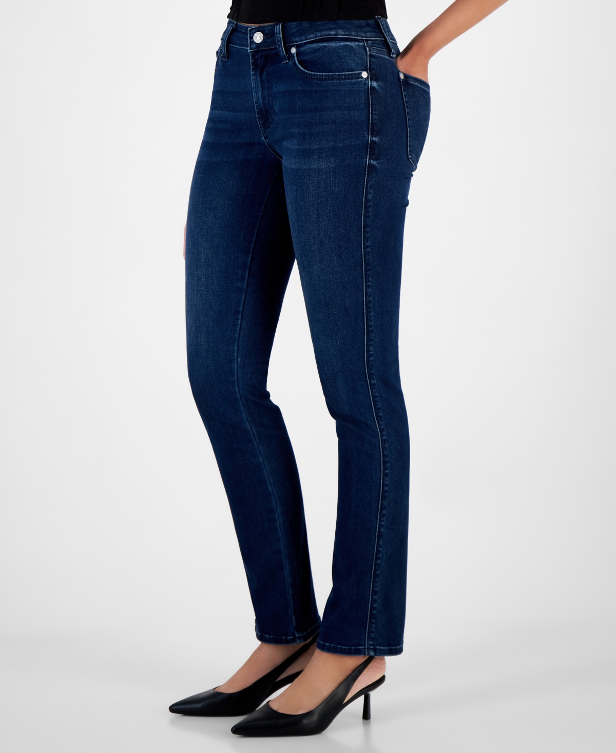 7 For All Mankind Women's Kimmie Straight-leg Jeans In Hazel