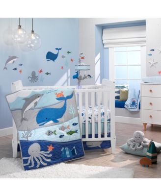 Ocean Blue Plush Gray Octopus Stuffed Animal Toy - Inky