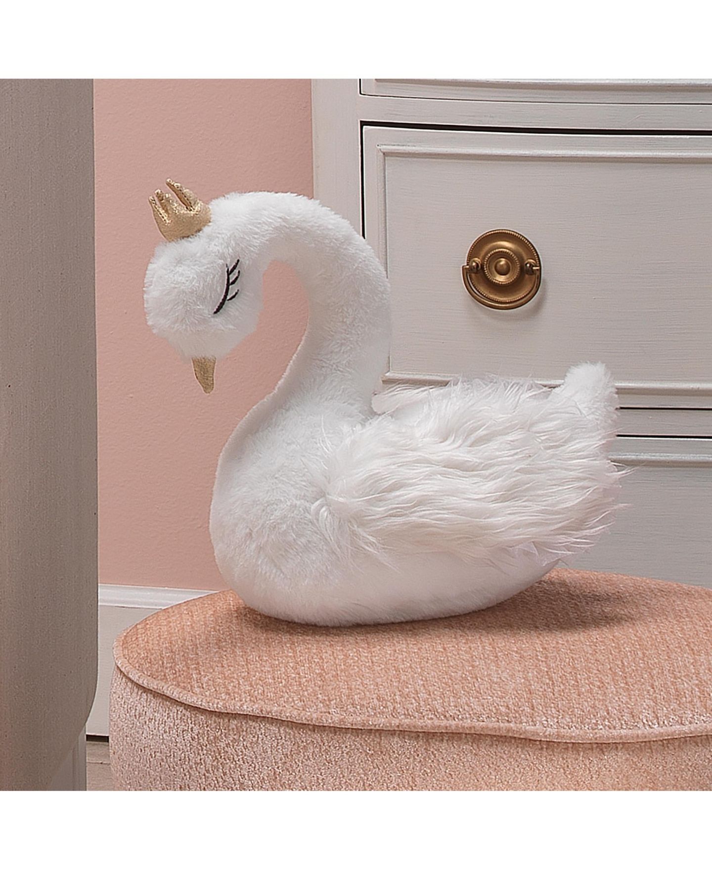 Детская мягкая игрушка Lambs & Ivy Swan Princess 10.5" Plush, цвет: Белый — фото 4