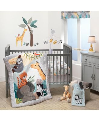 Mighty Jungle Animals Baby/Infant/Toddler Fitted Crib Sheet