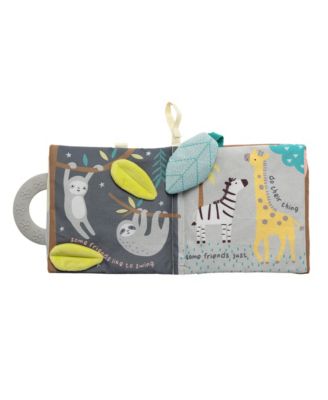 Jungle Friends Developmental Soft Book & Elephant Plush Toy Gift Set