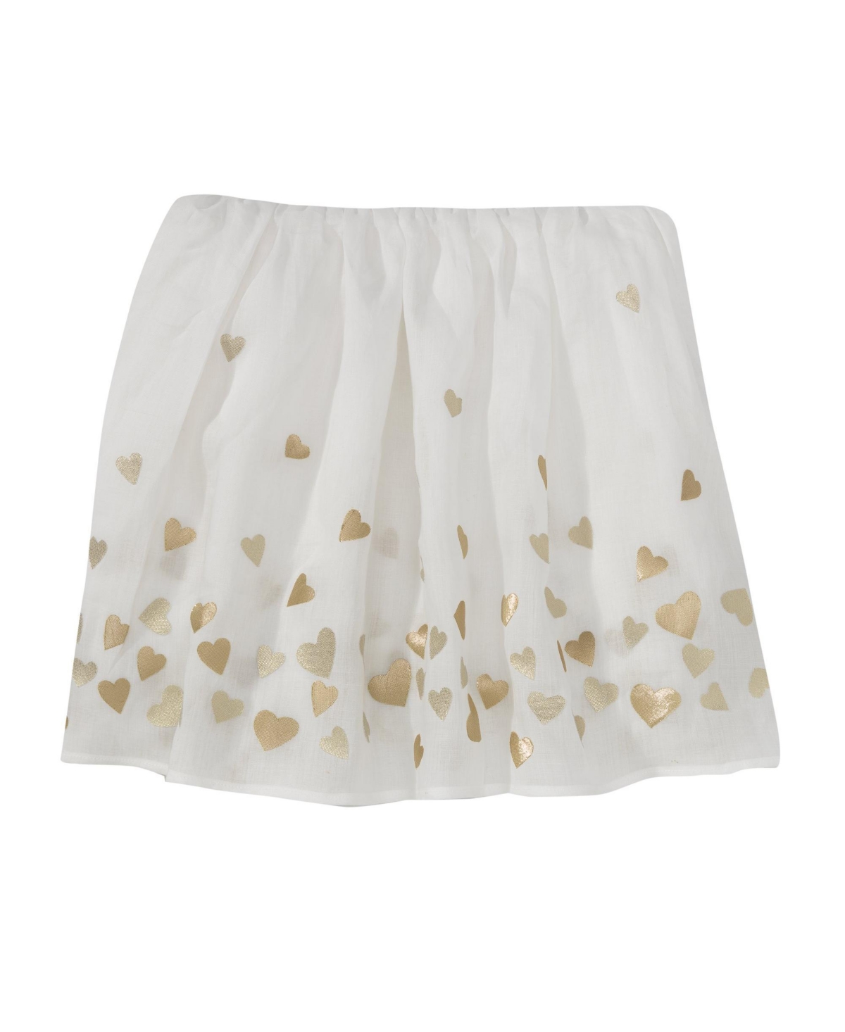 Lambs & Ivy Baby Love Metallic GoldWhite Hearts, Stripes and Chevrons 4-Piece Nursery Bedding Set - Pink