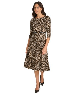 Calvin klein leopard print dress on sale