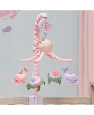 Sea Dreams Dolphin/Turtle Musical Baby Crib Mobile Soother Toy