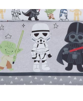 Star Wars Classic 3-Piece Baby Crib Bedding Set - Yoda/Darth Vader