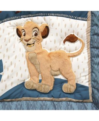Disney Baby Lion King Adventure Blue 3-Piece Crib Bedding Set by
