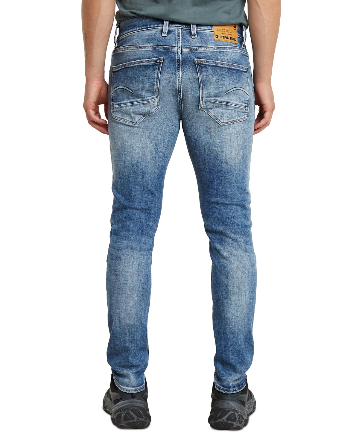 G-star Raw Men's Revend Faded Skinny-fit Jeans In Blue