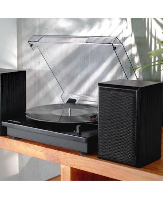 Montauk Bluetooth Turntable System with Bookshelf Speakers