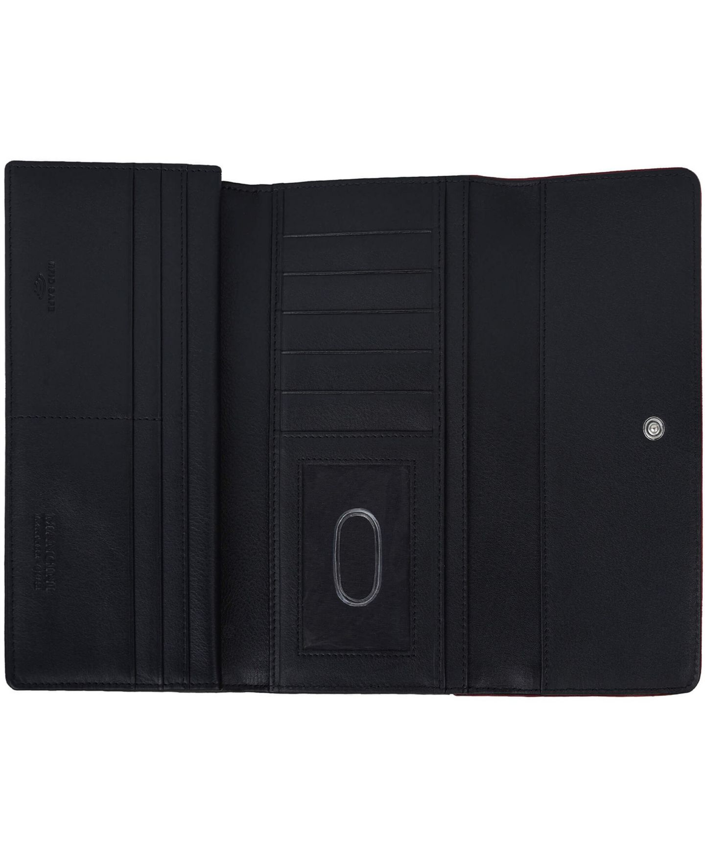 Женский кошелёк Mancini Sonoma RFID Secure Quad Fold Wallet, цвет: Чёрный — фото 4
