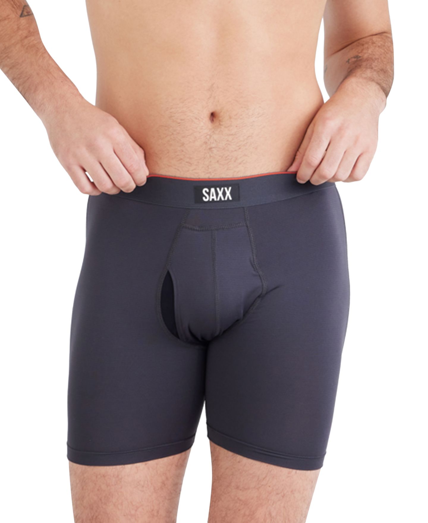 Трусы-боксеры Multi-Sport для мужчин, сетка — SAXX, цвет: Закатный красный — фото 4