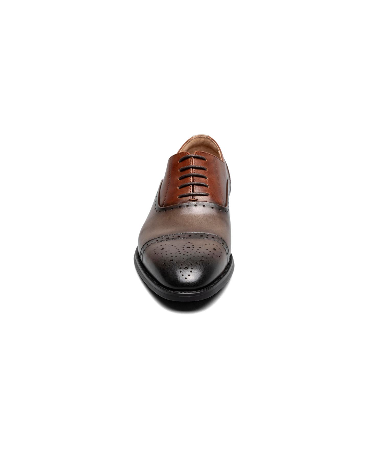 Stacy Adams Men's Reynolds Cap Toe Oxford, цвет: Коричневый / Тёмно-синий — фото 8