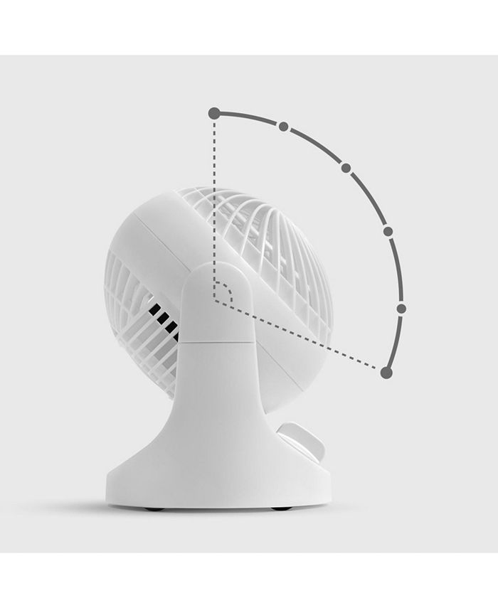 IRIS USA WOOZOO Fan, 10 Speed, 6 angles, 65° Adjustable Tilt, White - White - ONE SIZE