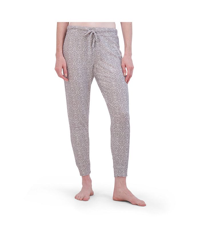 Tahari Women s Ribbed Drawstring Jogger Pajama Pant Macy s