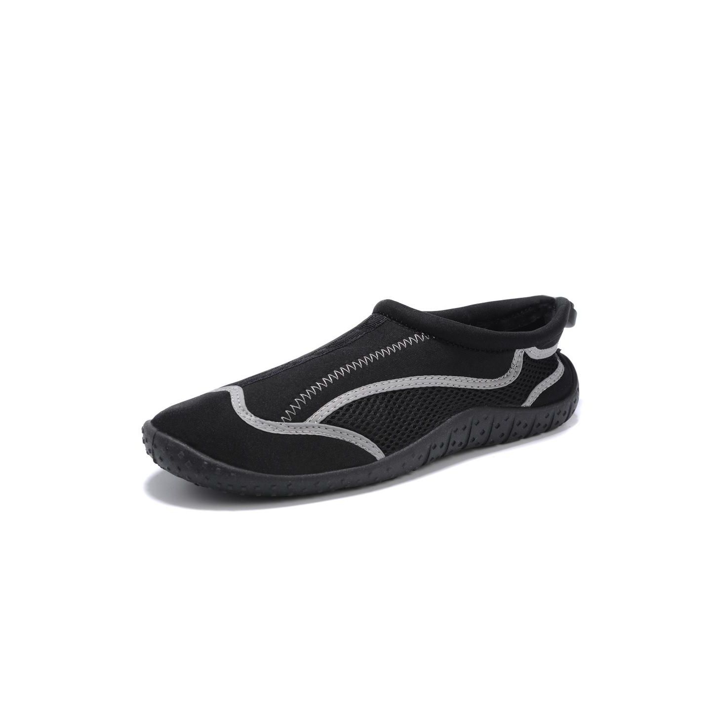 Мужские ботинки Tecs Slip On Aquasock /Grey, цвет: Чёрный / Серый — фото 2