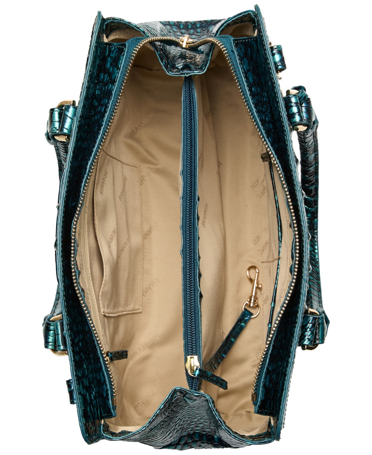 Brahmin Finley Leather Satchel