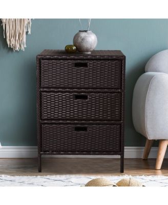 Outdoor Towel Cabinet with Drawers