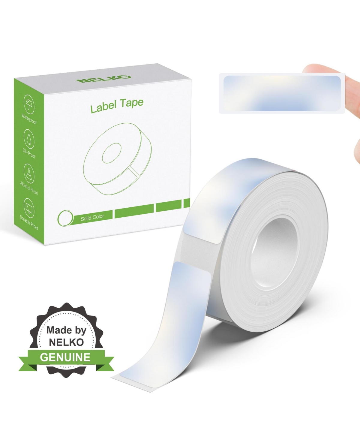 Nelko Genuine P21 Label Maker Tape, Adapted Label Print Paper, 14x40mm (0.55
