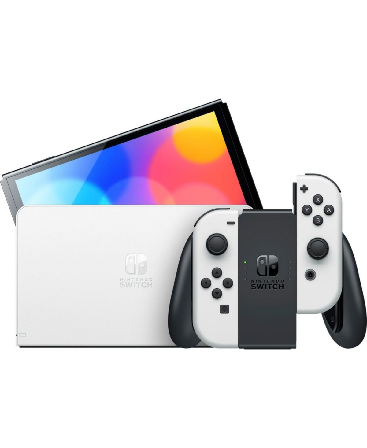 Nintendo Switch OledBundle With Accessories and Detective Pikachu Returns Game - White