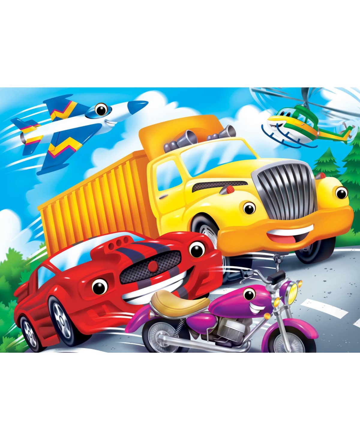 Masterpieces Googly Eyes - Vehicles 48 Piece Jigsaw Puzzle