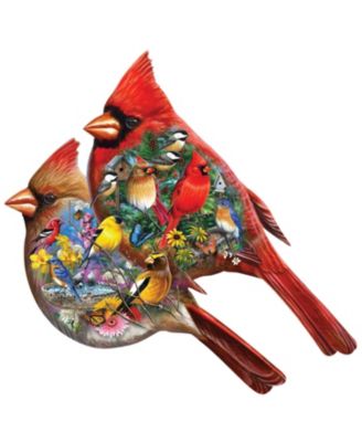 MasterPieces Contours - Cardinals 1000 Piece Shaped Jigsaw Puzzle