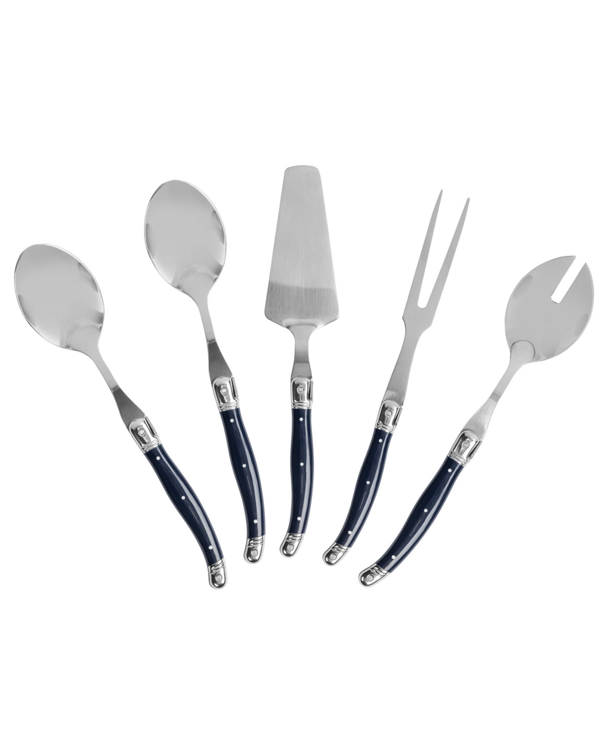 French Home Laguiole 5 Piece Hostess Set In Navy