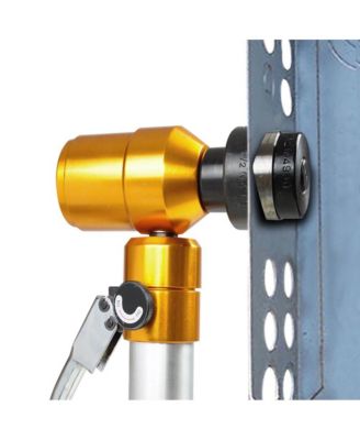 6 Ton Hydraulic Knockout Punch Set 6 Dies (1/2" to 2") Hole Puncher Tool Kit 11-gauge with Rotatable Head