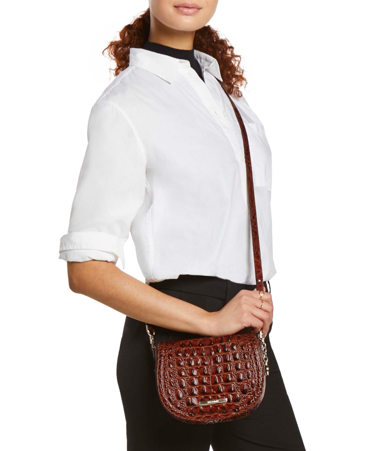 Brahmin Briar Nightshade Leather Crossbody