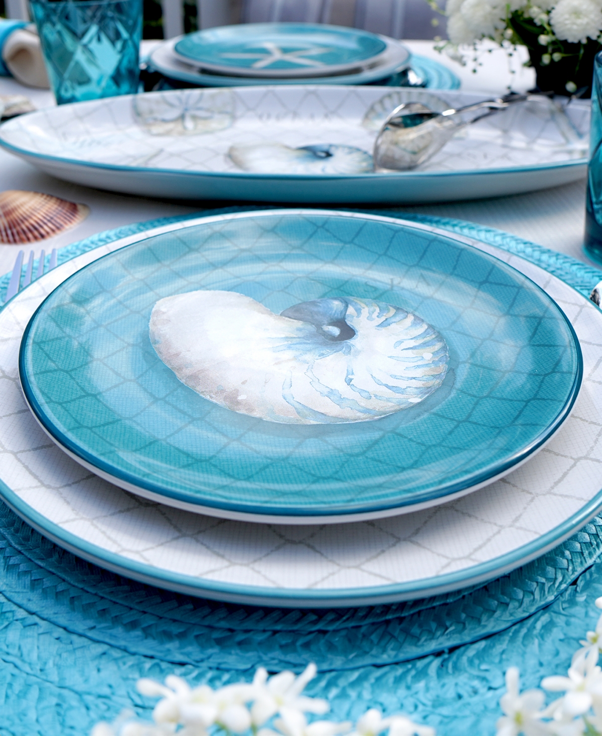 Certified International Ocean View Fish Platter