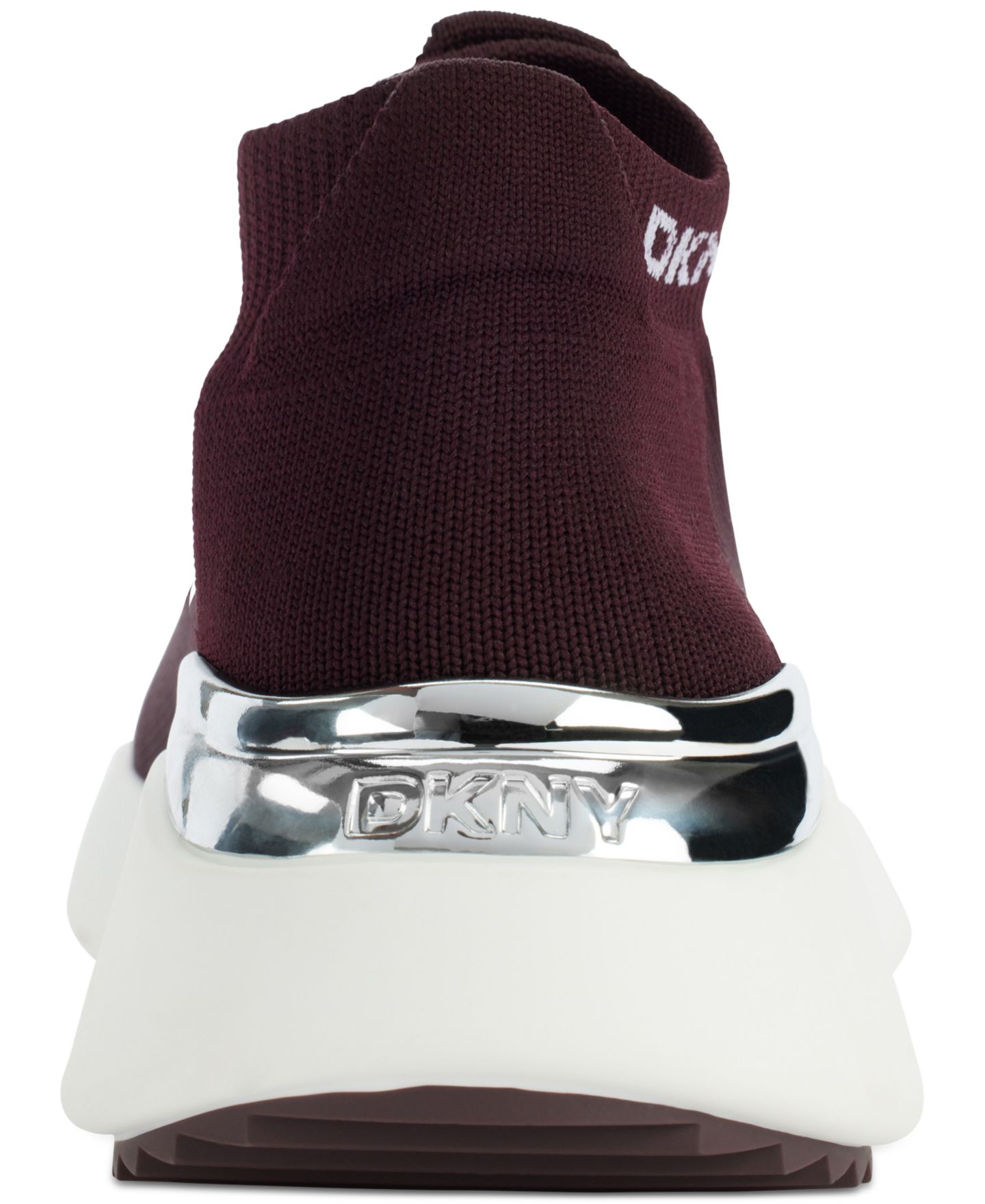 Женские кроссовки DKNY Zhavia Slip-On, цвет: Винный — фото 3