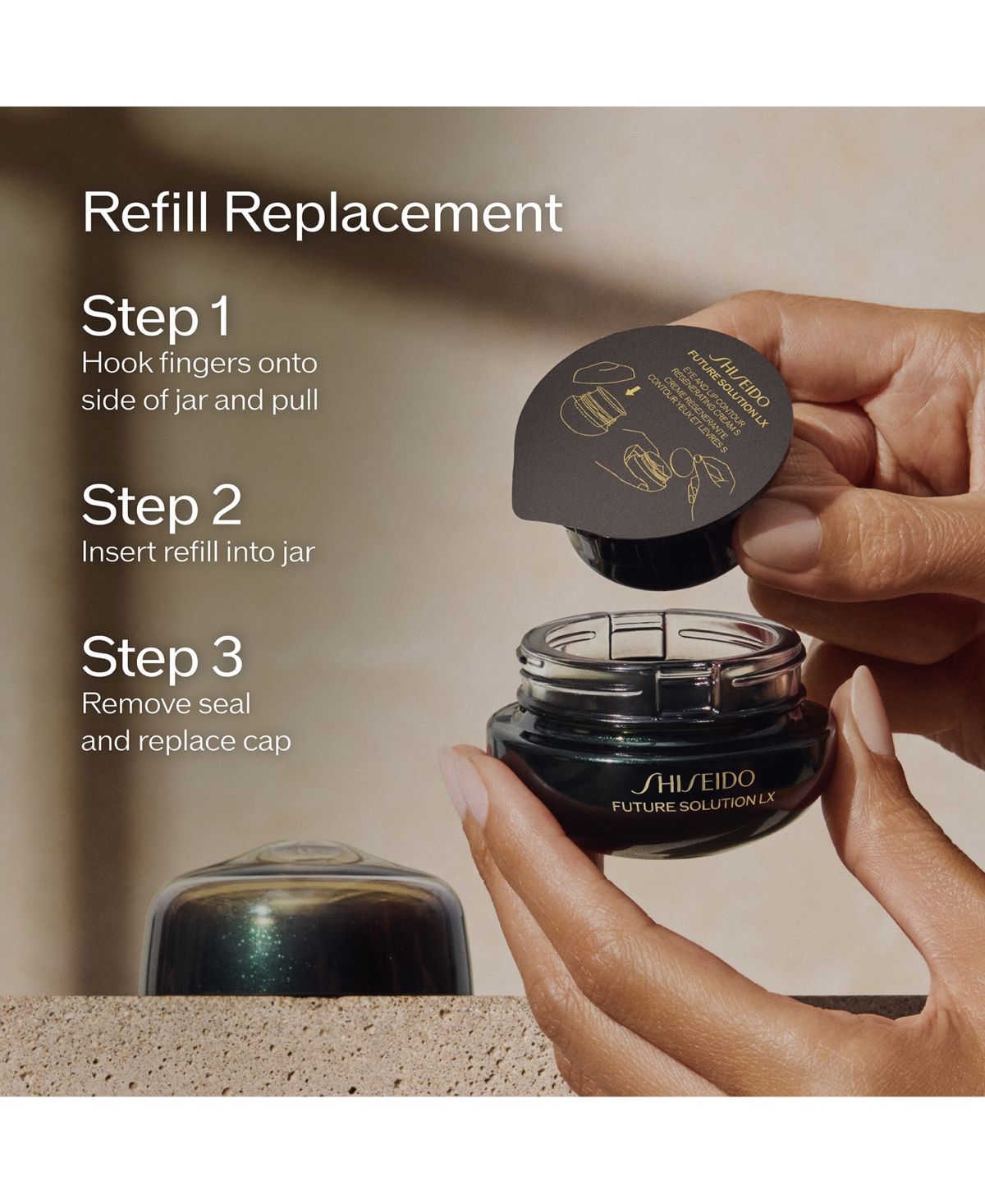Shiseido Future Solution Lx Eye & Lip Contour Regenerating Cream Refill, 0.6 Oz. In No Color