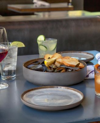 Northern Lights Dinner Plates, Set of 4