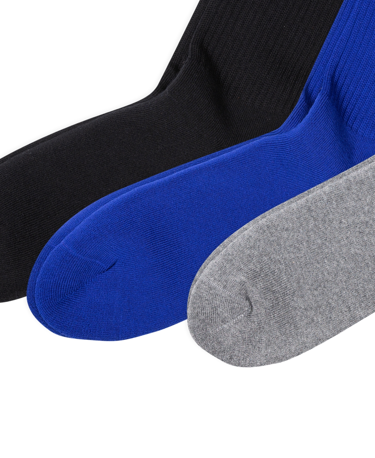 Polo Ralph Lauren 3 Pack Ribbed Cushion Foot Crew Men's Socks