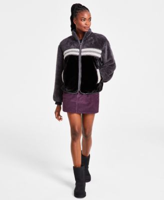 UGG® - Women's Marlene Sherpa Fleece UGGbraid Jacket