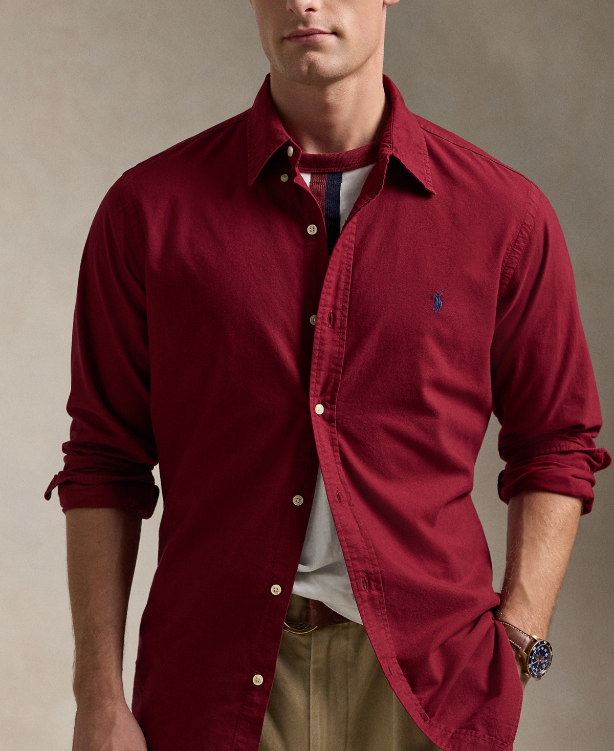 Polo Ralph Lauren Men's The Iconic Cotton Oxford Shirt