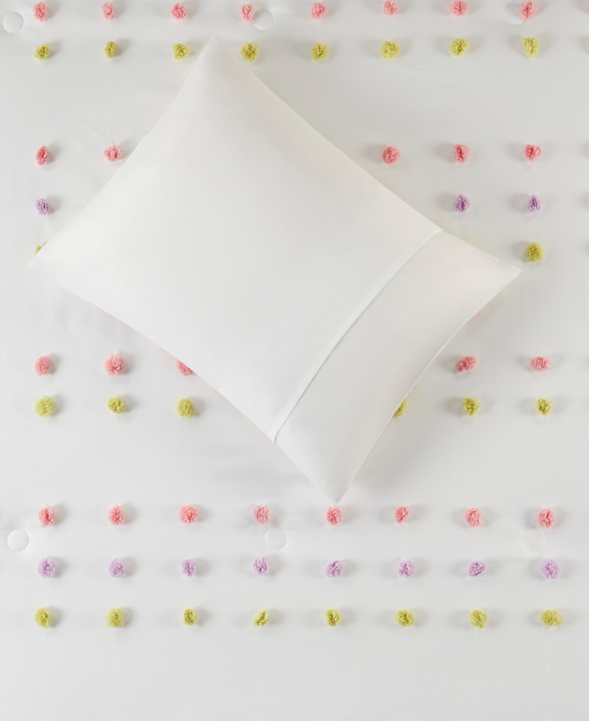Mi Zone Kids Cora Pompom Clip Jacquard 3-Pc. Duvet Cover Set,