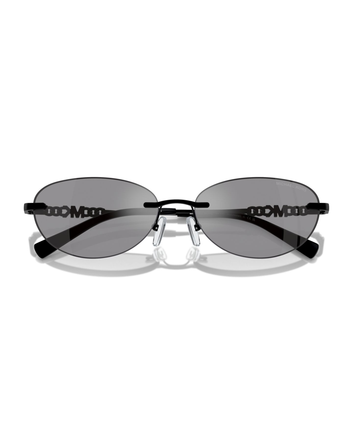 Женские солнцезащитные очки Michael Kors Sunglasses, MK1151, цвет: Зелёный однотонный — фото 9