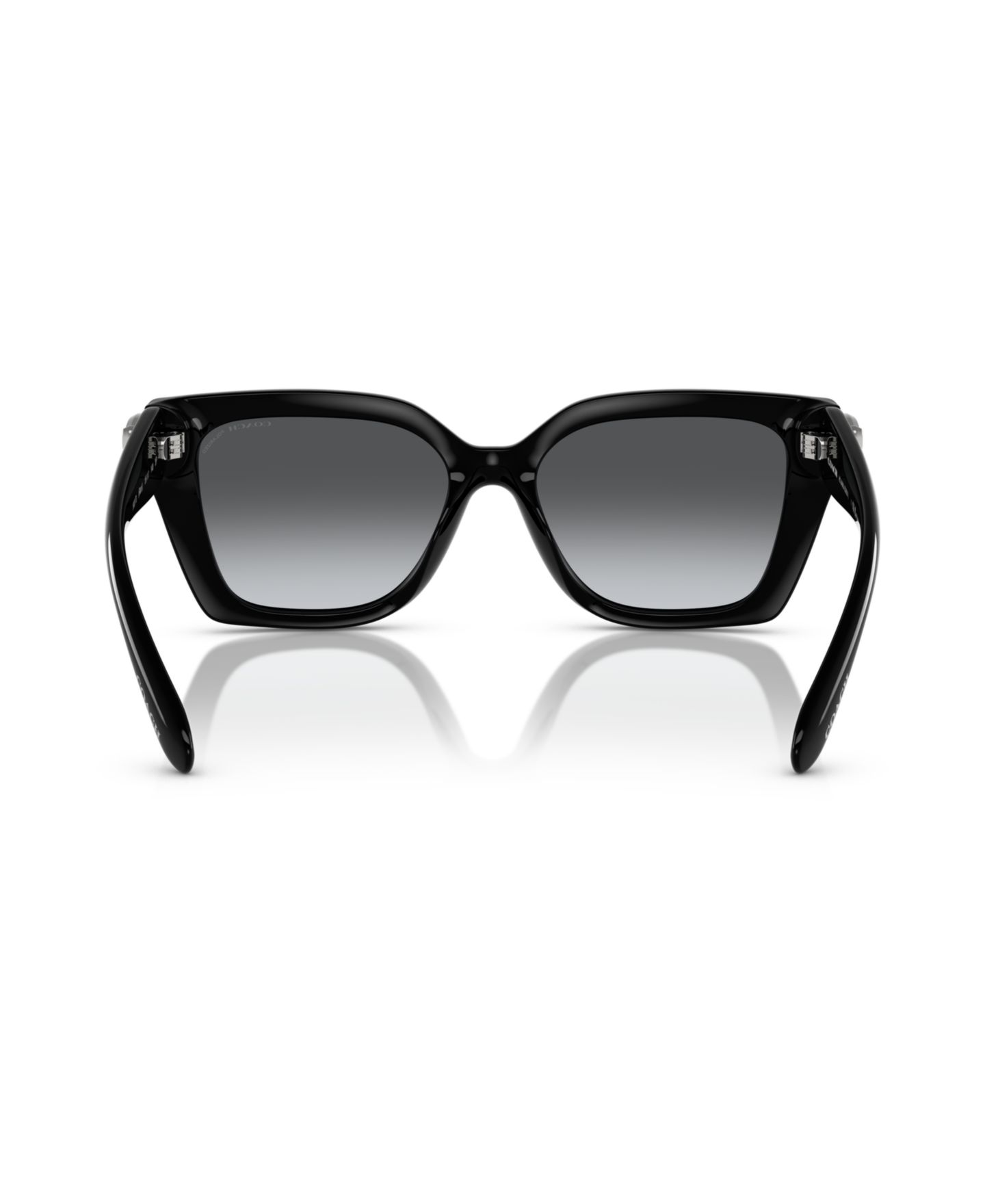 Женские солнцезащитные очки COACH Polarized Sunglasses, CW195 HC8408U, цвет: Чёрный — фото 4