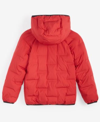 Kids 8-18 Welded Full-Zip Hooded Puffer Jacket