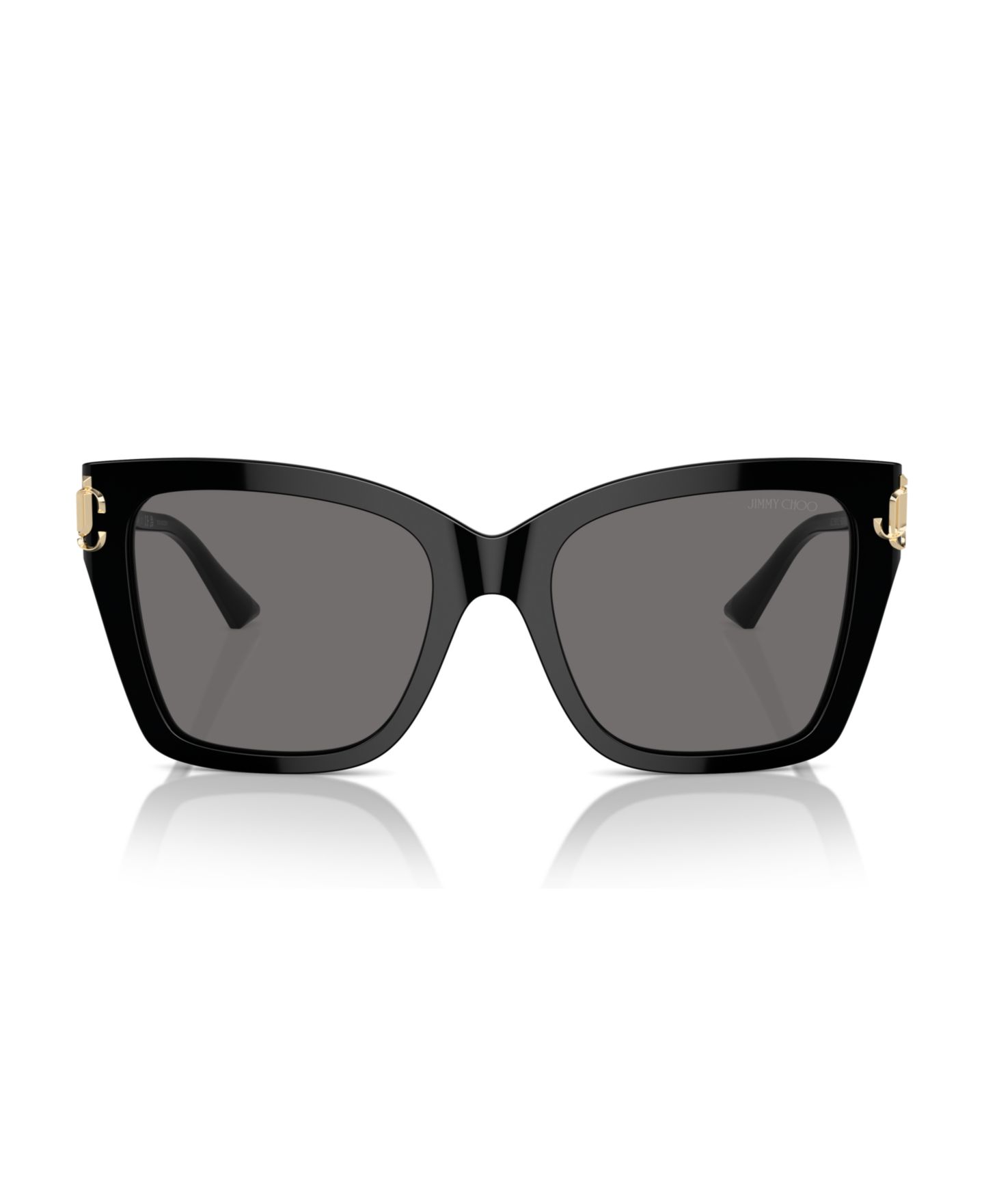 Женские солнцезащитные очки Jimmy Choo Polarized Sunglasses, JC5012, цвет: Чёрный — фото 7