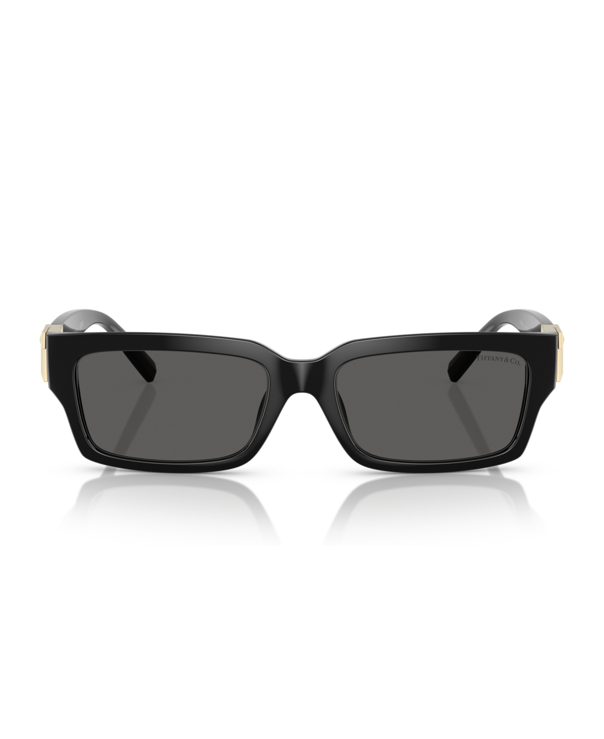 Tiffany & Co Womens Brown Tf4226u Rectangle-frame Tortoiseshell Acetate Sunglasses In Havana